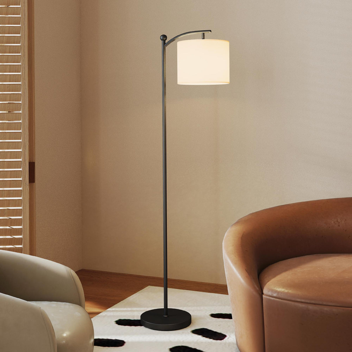 Lampadaire Dimmable 2 Températures — Noir