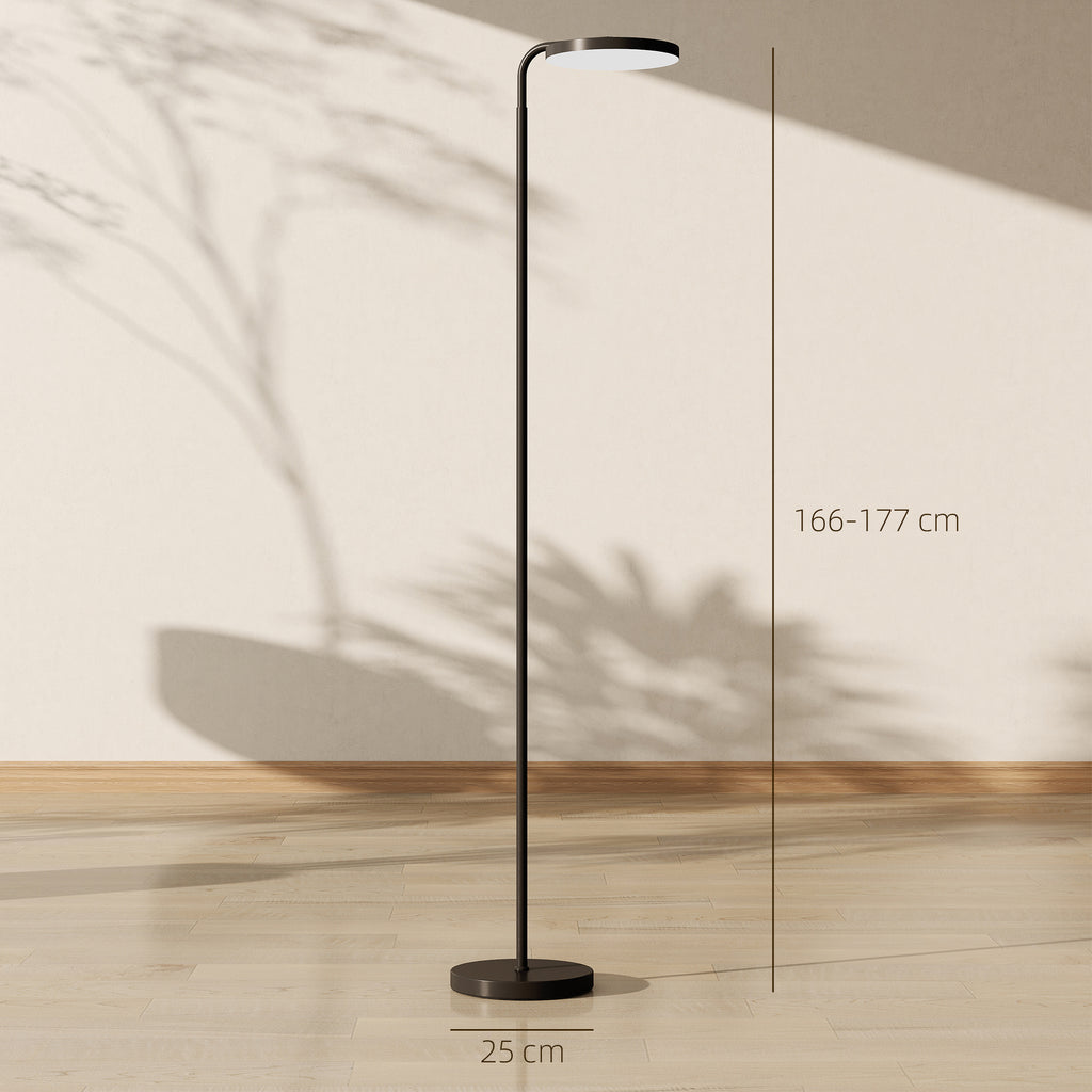Lampadaire LED Orientable Dimmable — Noir