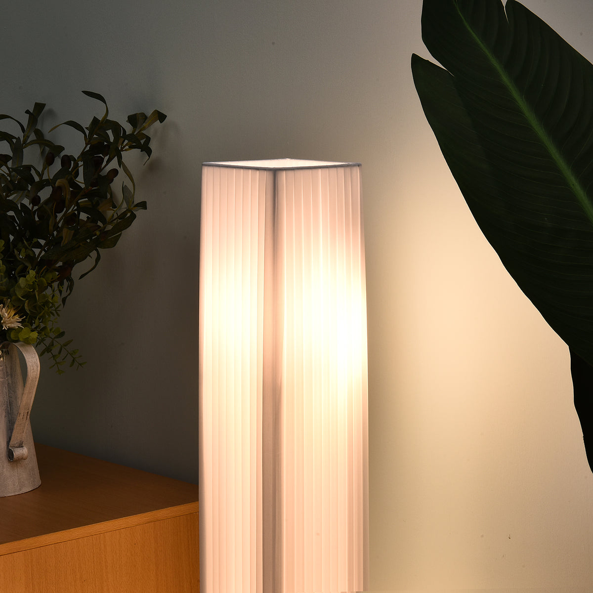 Lampadaire Moderne Acier — Blanc