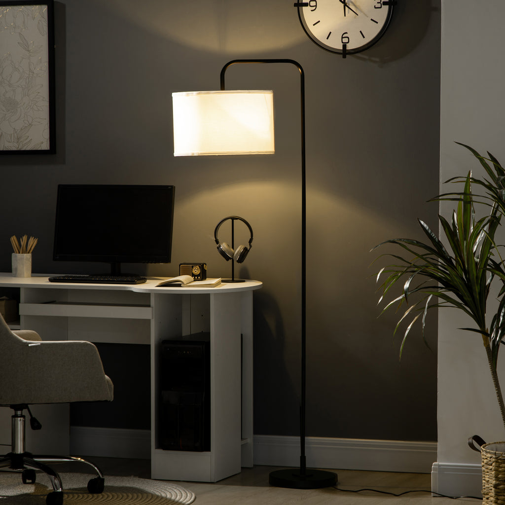 Lampadaire Métal Moderne — Noir