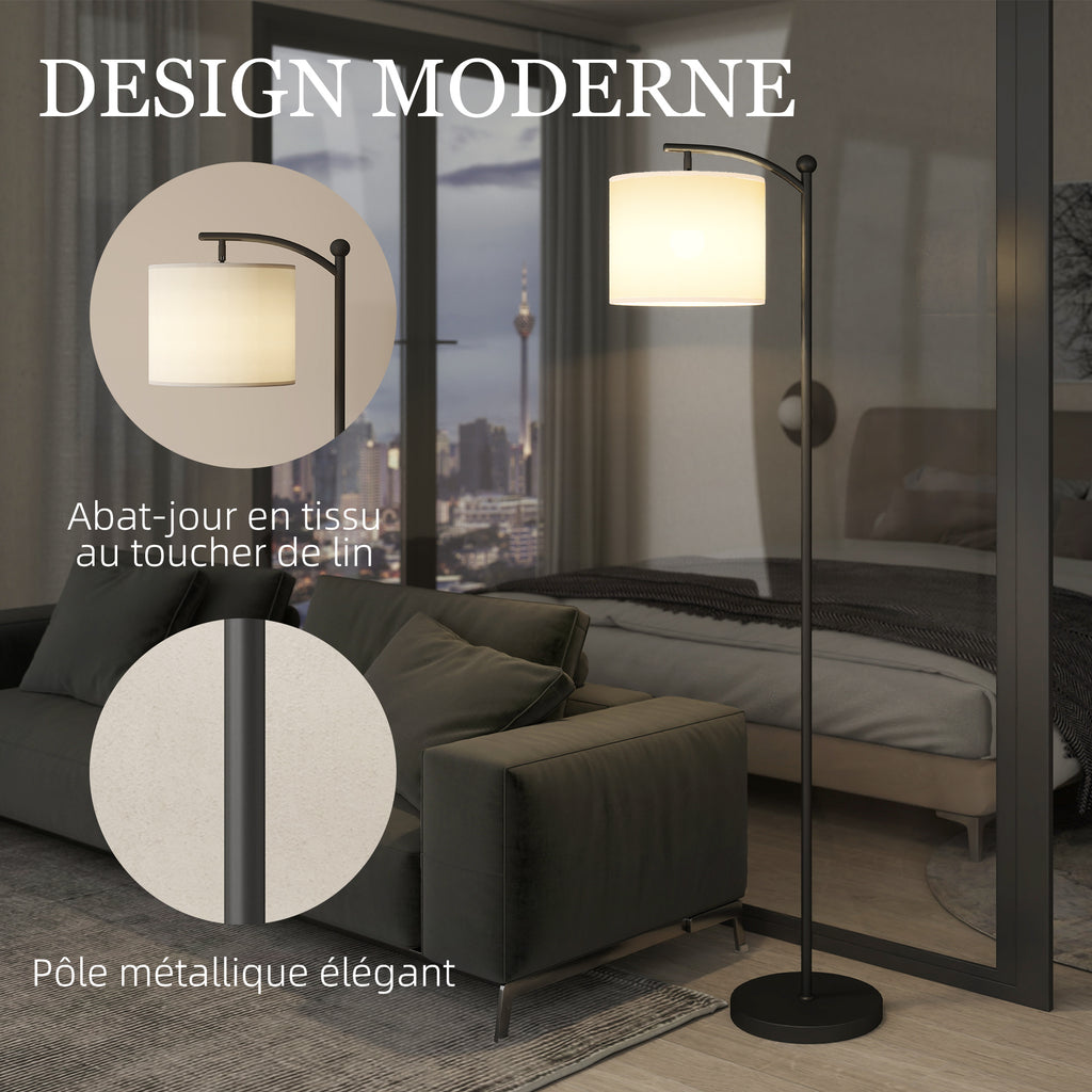 Lampadaire Dimmable 2 Températures — Noir
