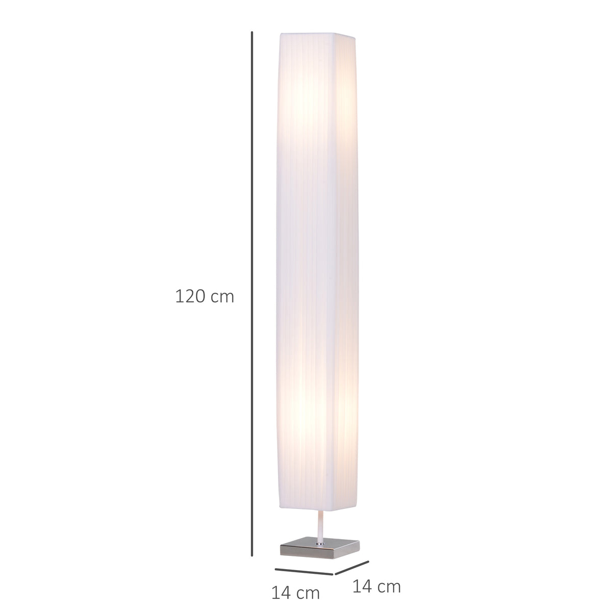 Lampadaire Moderne Acier — Blanc