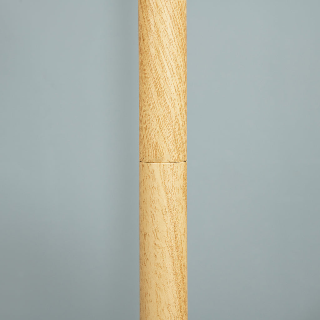Lampadaire Circulaire — Bois Naturel Clair