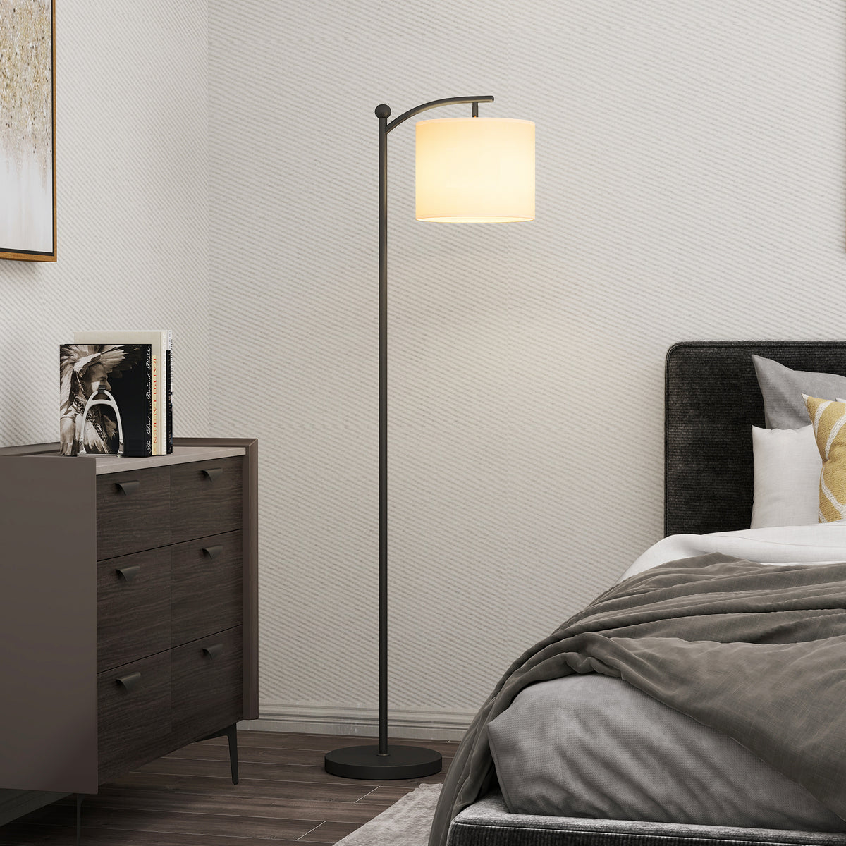 Lampadaire Dimmable 2 Températures — Noir